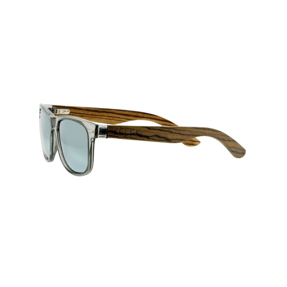 Feler 1501M-2 Wooden Sunglasses - SILVER UNISEX Size 53 mm