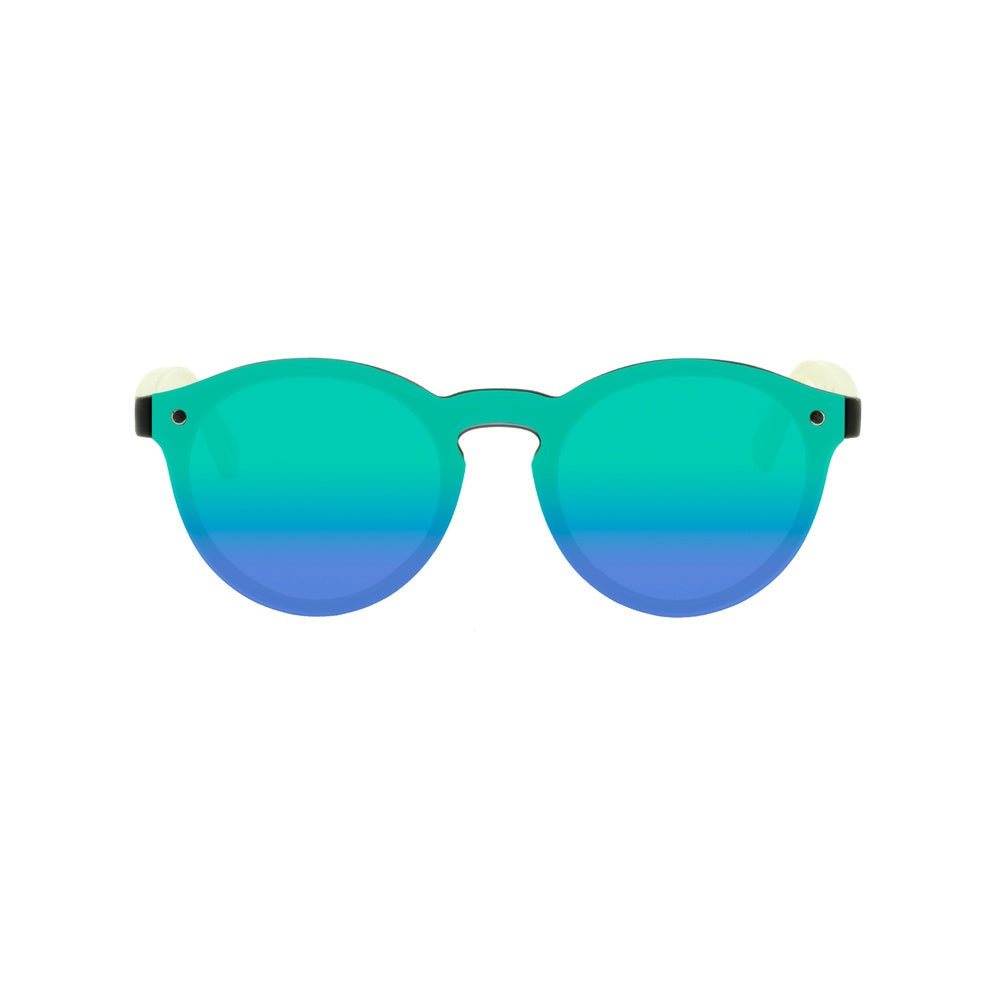 Feler B319M-1 Wooden Sunglasses - GREEN UNISEX Size 45 mm
