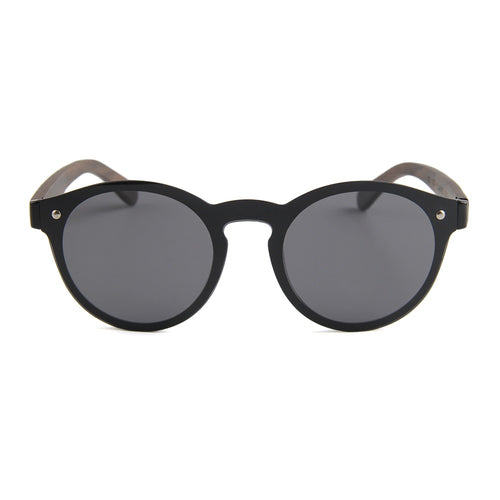Feler 1502-1 Wooden Sunglasses - BLACK UNISEX Size 52 mm