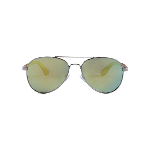 Feler 1705M-3 Wooden Sunglasses - GOLD UNISEX Size 54 mm