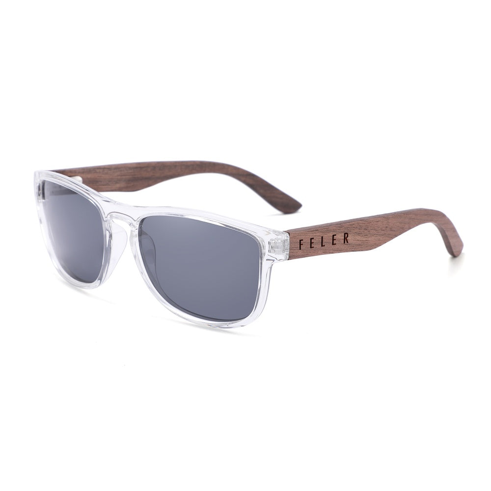 FELER 1512-6 UNISEX Wooden Sunglasses Size 52 mm