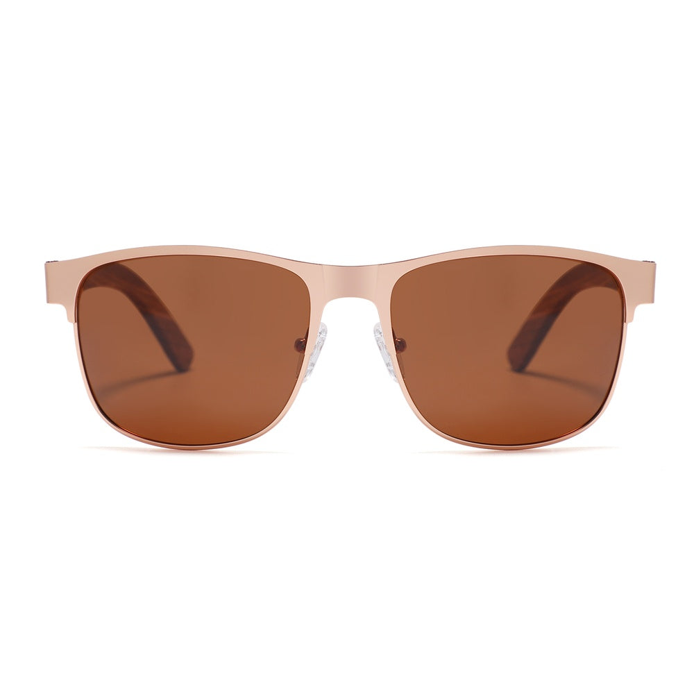 Feler 1515-2 UNISEX Wooden Sunglasses Size 55 mm