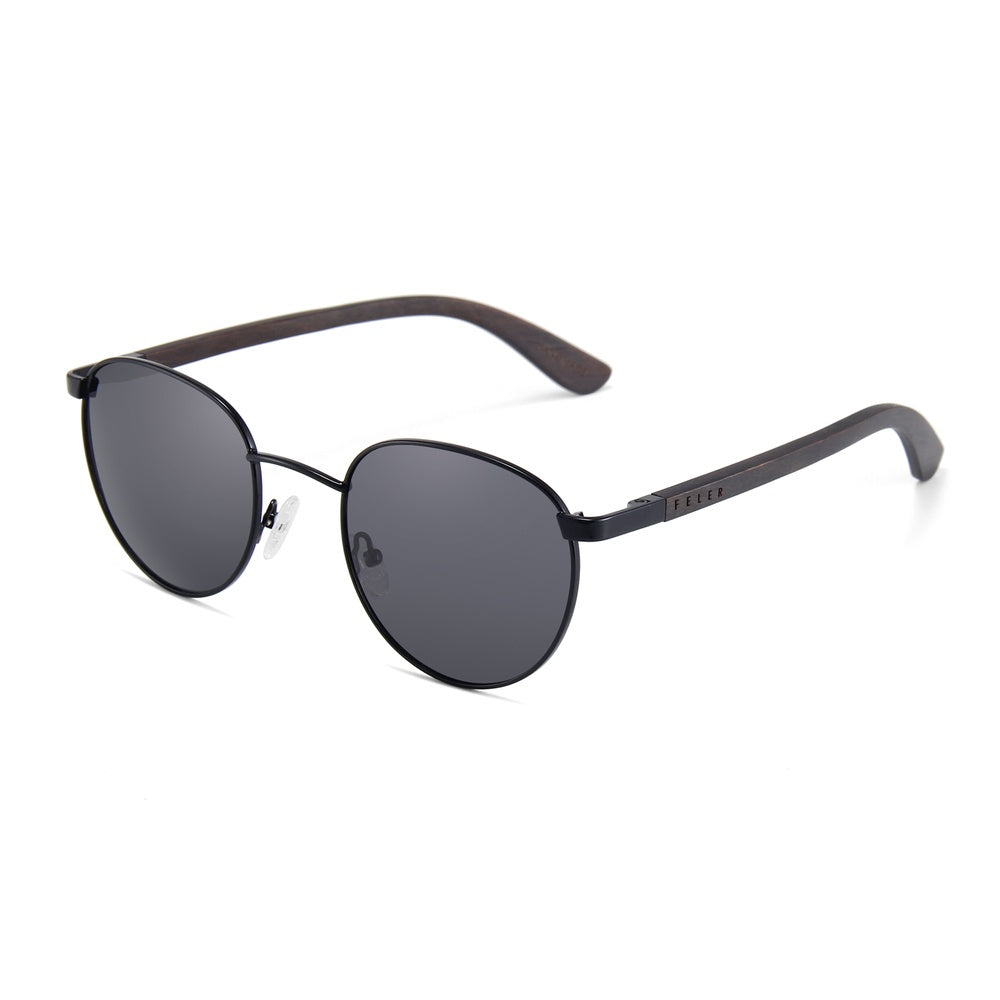 Feler 1709-1 UNISEX Wooden Sunglasses Size 55 mm